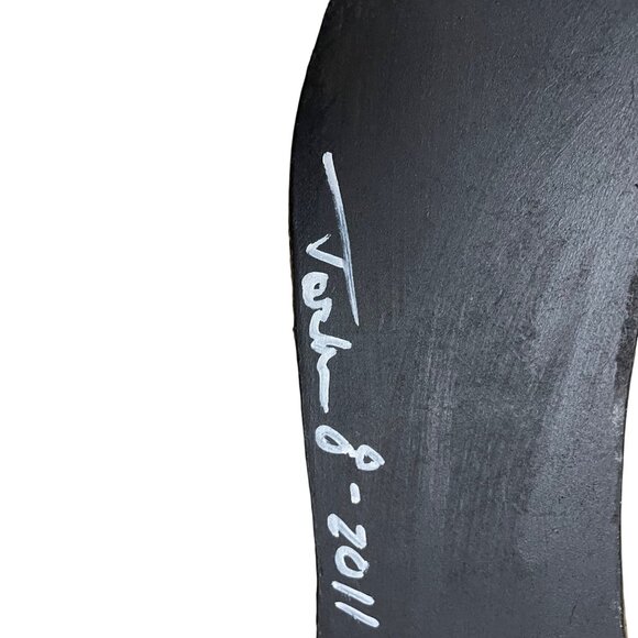 Stained Glass High Heel Boot Shaped Mirror With Beaded Accents & Mosaic Design - Picture 9 of 11